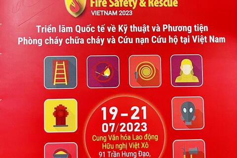 Triển lãm quốc tế về kỹ thuật và phương tiện PCCC và CNCH tại Việt Nam năm 2023
