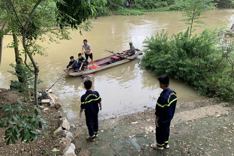 Tìm thấy thi thể nam sinh đuối nước tại sông Hoàng, huyện Triệu Sơn