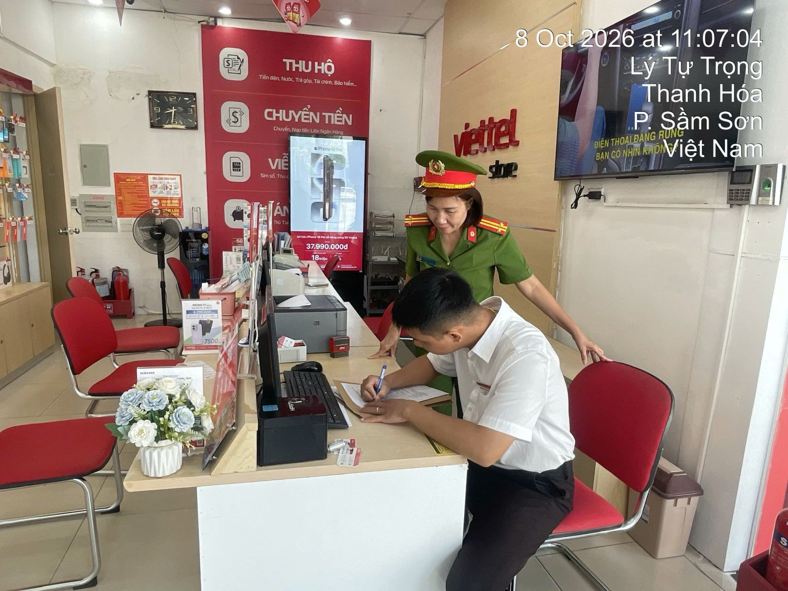 hình ảnh triển khai mô hình
