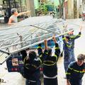 Cảnh sát PCCC giúp đỡ người dân bị ảnh hưởng của thiên tai