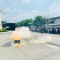 Huấn luyện nghiệp vụ và thực tập phương án chữa cháy tại Công ty TNHH giầy Akalia Việt Nam