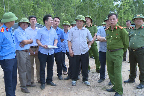 Kiểm tra kết quả triển khai công tác phòng, chống thiên tai năm 2022 tại thị xã Nghi Sơn