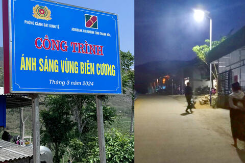 Bàn giao công trình “Ánh sáng vùng biên cương” cho người dân xã biên giới Quang Chiểu