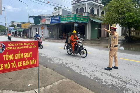 Thanh Hoá: Kết quả gần 02 tháng tổng kiểm soát xe mô tô, xe máy trên địa bàn tỉnh