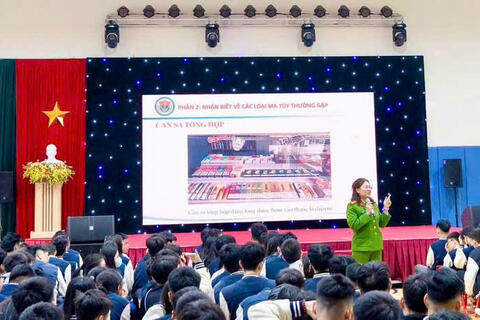 Tuyên truyền, phổ biến pháp luật phòng, chống ma túy cho học sinh