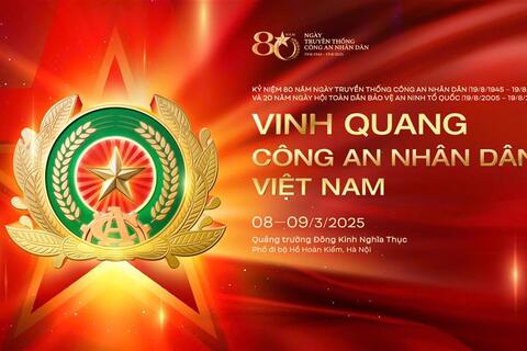 Chuỗi hoạt động hướng tới kỷ niệm 80 năm Ngày truyền thống Công an nhân dân Việt Nam