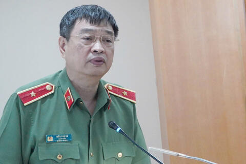 Giao ban công tác Công an tháng 4/2025