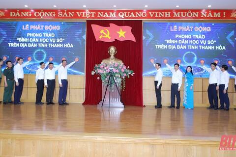 Thanh Hóa phát động phong trào “Bình dân học vụ số”