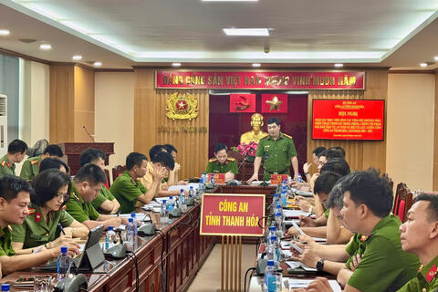Học viện Cảnh sát nhân dân khảo sát thực tiễn công tác phòng, chống tội phạm tại Công an Thanh Hoá