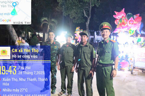 Cán bộ công an, quân sự xã không quản nguy hiểm vượt bão cứu dân.
