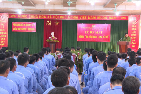 Cơ sở cai nghiện ma tuý số 2 tỉnh Thanh Hóa: Ra mắt mô hình “Học viên tự giác - Cùng tiến bộ”