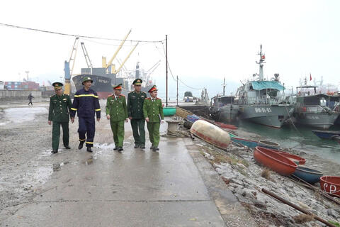 Tăng cường kiểm tra, tuyên truyền phòng, chống cháy nổ tại khu vực cảng biển, neo đậu tàu thuyền dịp Tết Nguyên đán