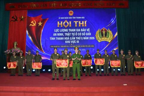 [Livestream] Chung kết Hội thi Lực lượng tham gia bảo vệ an ninh, trật tự ở cơ sở giỏi tỉnh Thanh Hoá lần thứ I, năm 2026