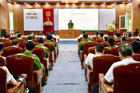 Xuân Lập tổng rà soát, đấu tranh triệt xóa tội phạm ma túy và ra mắt mô hình hỗ trợ tái hòa nhập cộng đồng