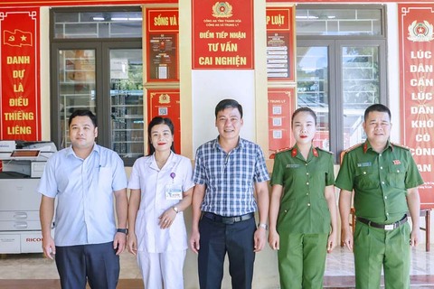 Xã Trung Lý ra mắt “Điểm tiếp nhận, tư vấn cai nghiện ma túy” hướng tới xây dựng địa bàn an toàn, không ma túy