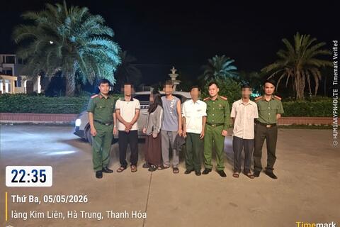Công an xã Hà Trung kịp thời ngăn chặn thanh niên có ý định tự tử