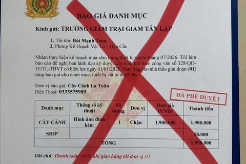 Cảnh báo thủ đoạn giả mạo các Trại giam, Trại tạm giam để lừa đảo