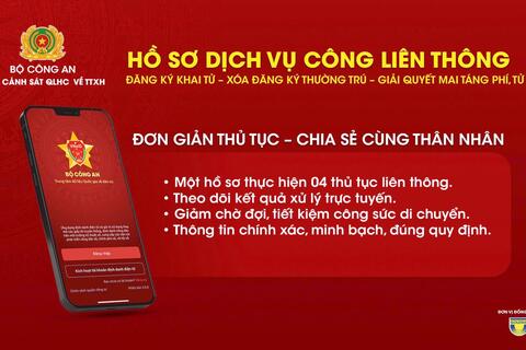 Hướng dẫn nộp hồ sơ Dịch vụ công liên thông: Đăng ký khai tử - Xóa đăng ký thường trú - Giải quyết mai táng phí, tử tuất trên VNeID