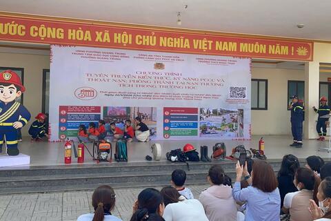 Trang bị kiến thức, kỹ năng xử lý tình huống khi có hoả hoạn