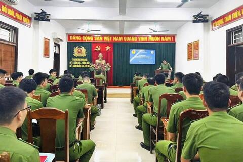 Nâng cao trình độ nghiệp vụ kiểm tra về phòng cháy, chữa cháy cho cán bộ, chiến sĩ