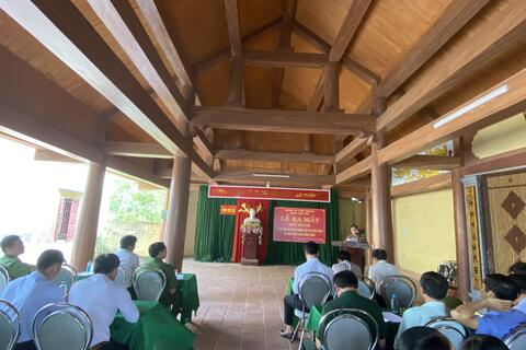 Xã Tiên Trang ra mắt mô hình “Tổ liên gia an toàn phòng cháy chữa cháy” và “điểm chữa cháy công cộng”