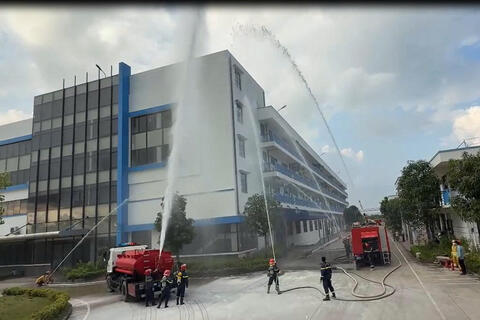 Thực tập phương án chữa cháy tại Chi nhánh Tổng công ty May 10 – Xí nghiệp may Bỉm Sơn