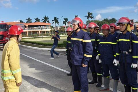 Thực tập Phương án chữa cháy và CNCH tại Công ty TNHH giày Kim Việt
