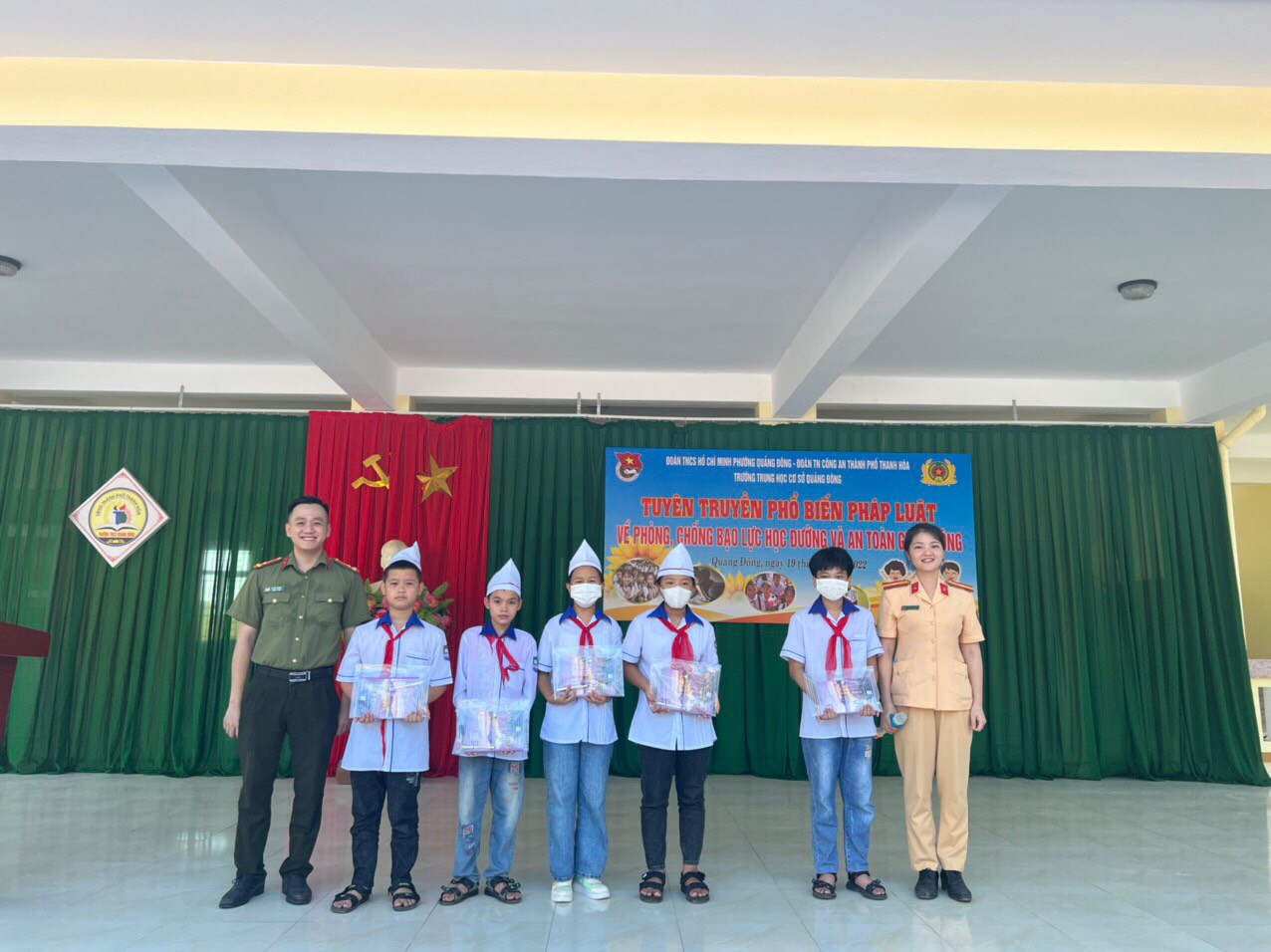 Công an Thành phố Thanh Hóa tăng cường tuyên truyền Luật ATGT tại các trường học